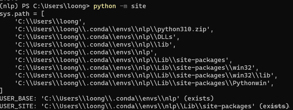 conda 进入python环境里pip install安装不到该环境或不生效
