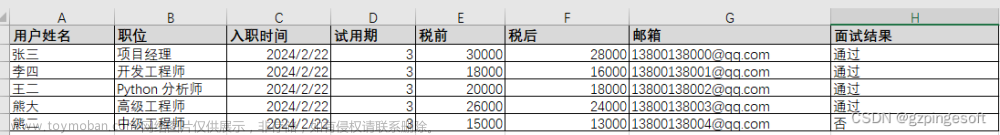 Uipath 读取Word模板实现录用通知书PDF批量生成,Uipath,Uipath,RPA,Excel,Word,HR,录用通知书