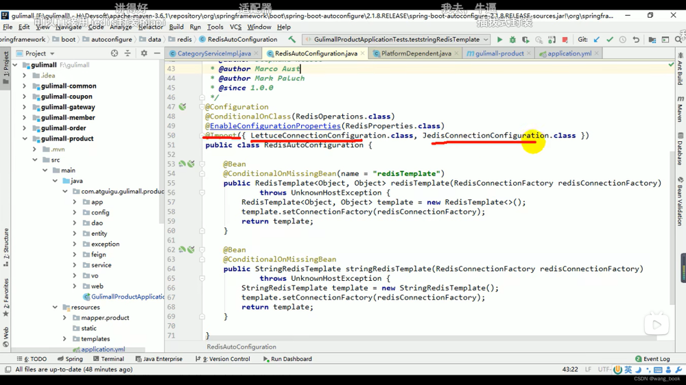 谷粒商城实战(008 缓存),谷粒商城,缓存,java,spring boot,spring