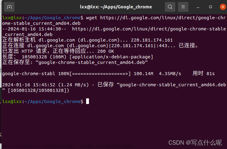 Ubuntu20.04安装Google浏览器