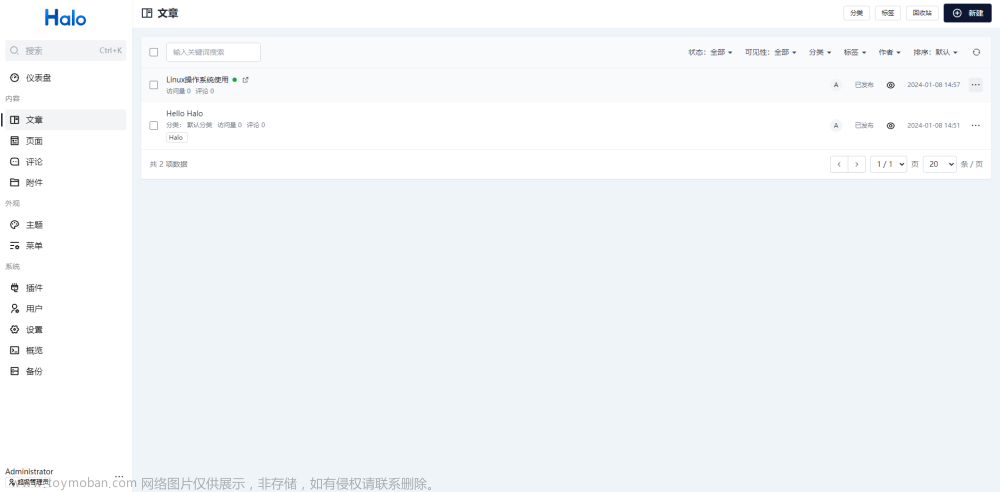 CentOS使用Docker部署Halo并結(jié)合內(nèi)網(wǎng)穿透實現(xiàn)公網(wǎng)訪問本地博客,內(nèi)網(wǎng)穿透,centos,docker,linux