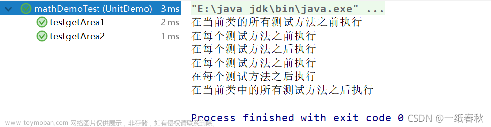 Java学习笔记——单元测试（JUnit框架）