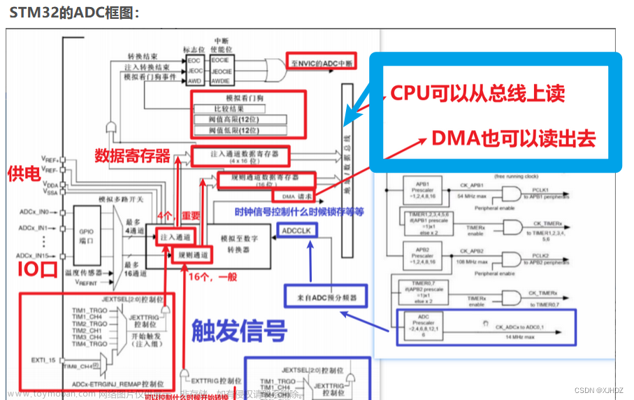 【第五章】STM32-ADC模数转换（2.AD多通道+DMA转运实验）,stm32,嵌入式硬件,单片机