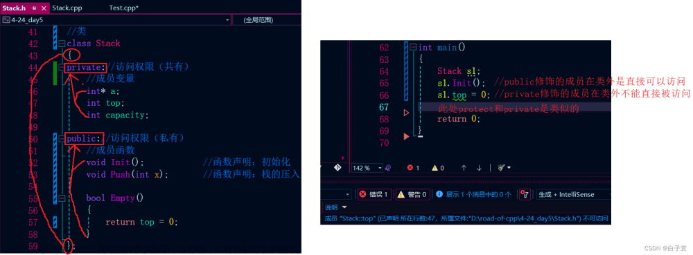 【C++打怪之路Lv3】-- 类和对象（上）,C++打怪之路,c++,开发语言